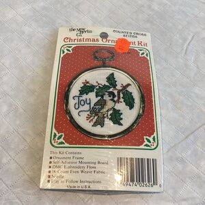 3/$10 Vintage Cross Stitch Kit Bird